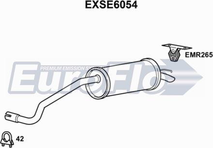 EuroFlo EXSE6054 - Silenziatore posteriore autozon.pro