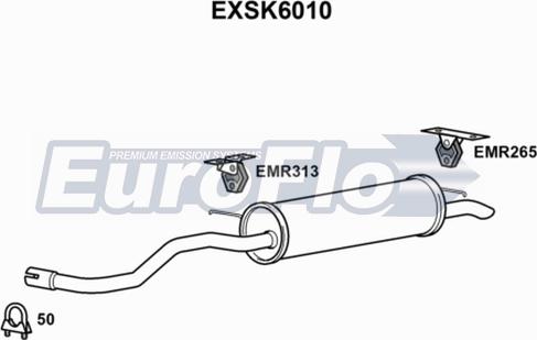 EuroFlo EXSK6010 - Silenziatore posteriore autozon.pro