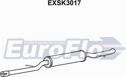 EuroFlo EXSK3017 - Silenziatore centrale autozon.pro