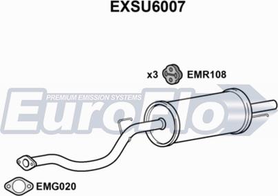 EuroFlo EXSU6007 - Silenziatore posteriore autozon.pro