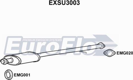 EuroFlo EXSU3003 - Silenziatore centrale autozon.pro