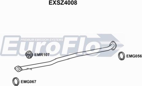 EuroFlo EXSZ4008 - Tubo gas scarico autozon.pro