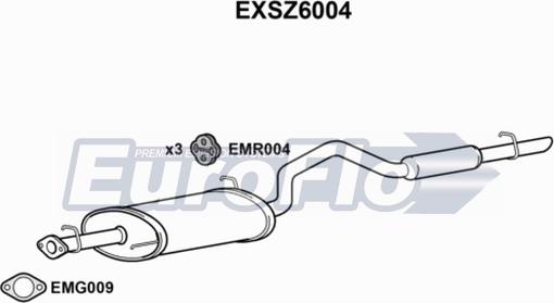 EuroFlo EXSZ6004 - Silenziatore posteriore autozon.pro