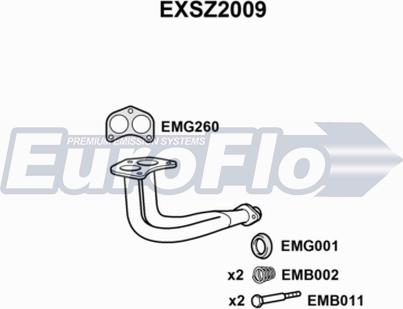 EuroFlo EXSZ2009 - Tubo gas scarico autozon.pro