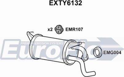 EuroFlo EXTY6132 - Silenziatore posteriore autozon.pro