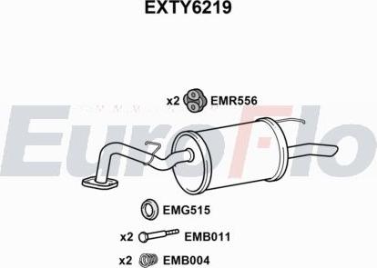 EuroFlo EXTY6219 - Silenziatore posteriore autozon.pro