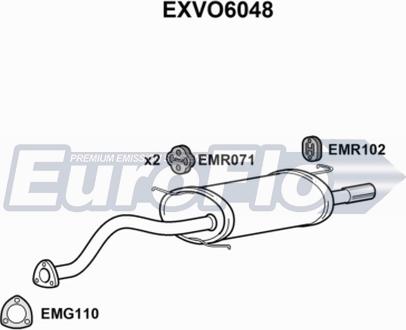 EuroFlo EXVO6048 - Silenziatore posteriore autozon.pro