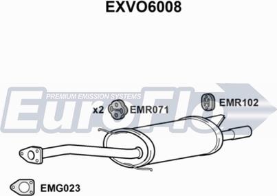 EuroFlo EXVO6008 - Silenziatore posteriore autozon.pro