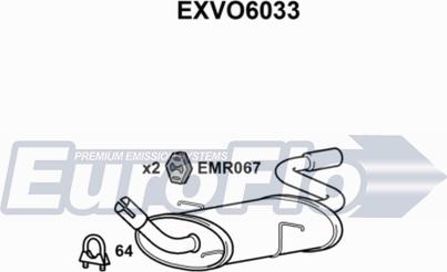 EuroFlo EXVO6033 - Silenziatore posteriore autozon.pro