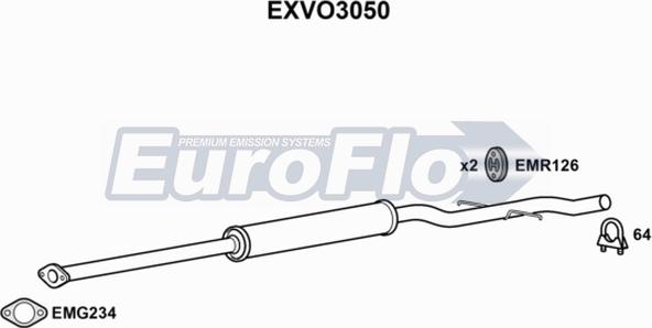 EuroFlo EXVO3050 - Silenziatore centrale autozon.pro