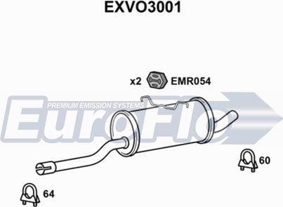 EuroFlo EXVO3001 - Silenziatore centrale autozon.pro