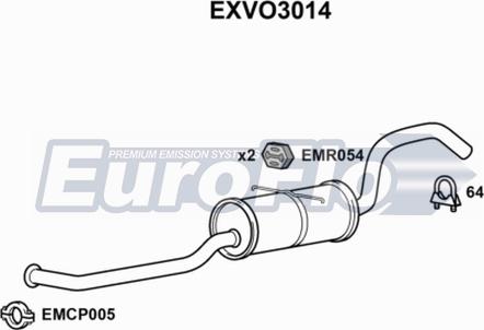 EuroFlo EXVO3014 - Silenziatore centrale autozon.pro