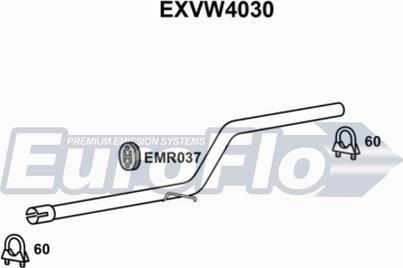 EuroFlo EXVW4030 - Tubo gas scarico autozon.pro