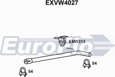 EuroFlo EXVW4027 - Tubo gas scarico autozon.pro