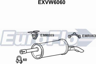 EuroFlo EXVW6060 - Silenziatore posteriore autozon.pro