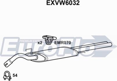 EuroFlo EXVW6032 - Silenziatore posteriore autozon.pro