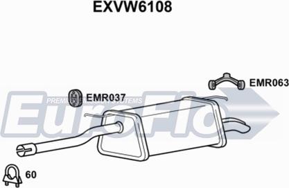 EuroFlo EXVW6108 - Silenziatore posteriore autozon.pro