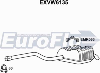 EuroFlo EXVW6135 - Silenziatore posteriore autozon.pro