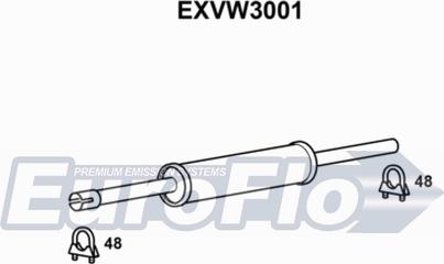 EuroFlo EXVW3001 - Silenziatore centrale autozon.pro