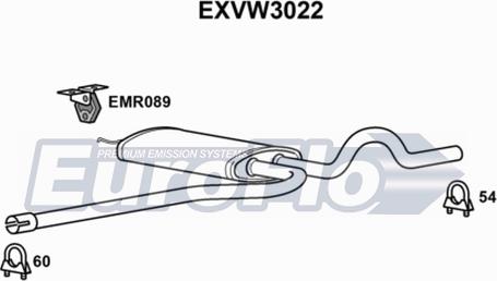 EuroFlo EXVW3022 - Silenziatore centrale autozon.pro