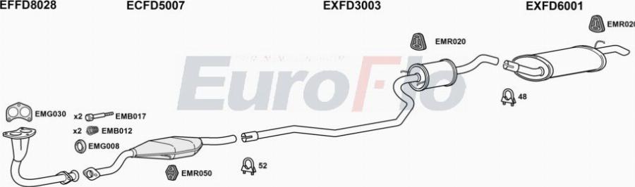 EuroFlo FDFIE11 1008A00 - Impianto gas scarico autozon.pro