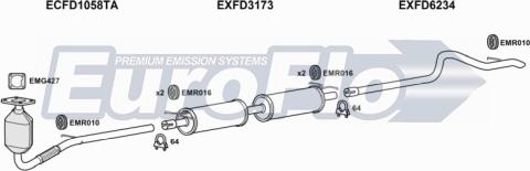 EuroFlo FDTRA20D 7004G - Impianto gas scarico autozon.pro