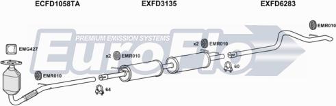 EuroFlo FDTRA20D 7011D - Impianto gas scarico autozon.pro