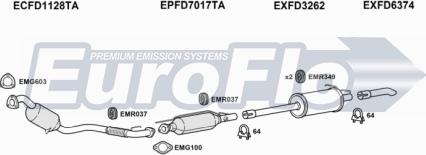 EuroFlo FDTRA22D 9039A - Impianto gas scarico autozon.pro