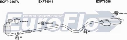 EuroFlo FT50013D 1001A - Impianto gas scarico autozon.pro