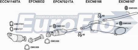 EuroFlo FTDUC23D 6009B - Impianto gas scarico autozon.pro