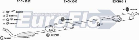 EuroFlo FTULY19D 6001B - Impianto gas scarico autozon.pro