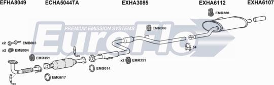 EuroFlo HAACC20 3001 - Impianto gas scarico autozon.pro