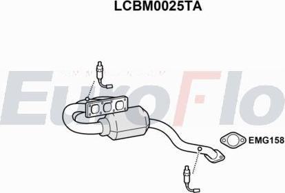 EuroFlo LCBM0025TA - Catalizzatore autozon.pro