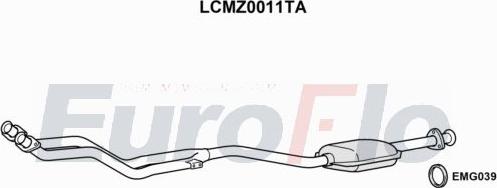 EuroFlo LCMZ0011TA - Catalizzatore autozon.pro