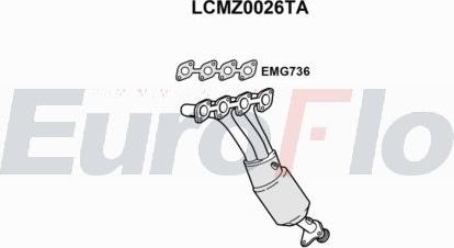 EuroFlo LCMZ0026TA - Catalizzatore autozon.pro