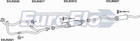 EuroFlo LR11035 7001A - Impianto gas scarico autozon.pro