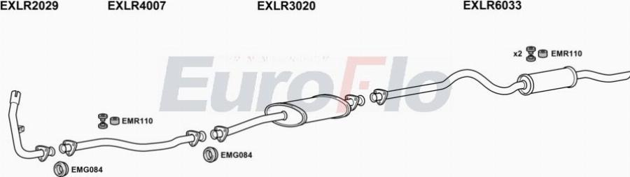 EuroFlo LR11025D 7004A00 - Impianto gas scarico autozon.pro