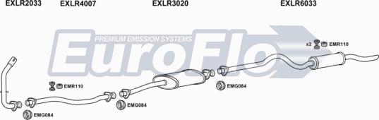 EuroFlo LR11025D 7004B - Impianto gas scarico autozon.pro