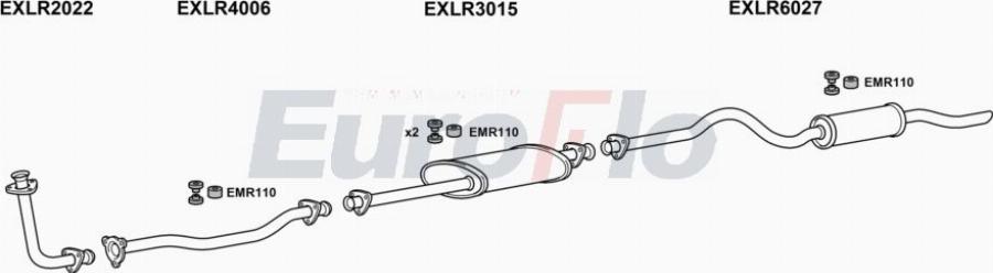 EuroFlo LR11025D 7001A00 - Impianto gas scarico autozon.pro