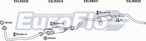 EuroFlo LRDEF25D 7001 - Impianto gas scarico autozon.pro