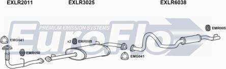 EuroFlo LRDEF25D 7039A - Impianto gas scarico autozon.pro