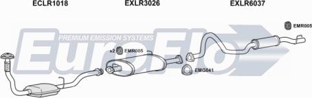 EuroFlo LRDEF25D 7036 - Impianto gas scarico autozon.pro