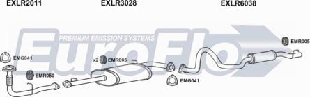 EuroFlo LRDEF25D 7032A - Impianto gas scarico autozon.pro