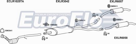 EuroFlo LRDIS27D 3004A - Impianto gas scarico autozon.pro