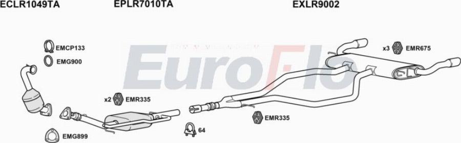 EuroFlo LRDISS20D 3009B - Impianto gas scarico autozon.pro