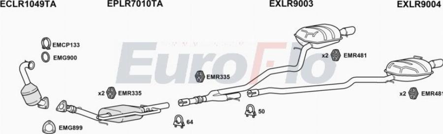 EuroFlo LRDISS20D 3009D - Impianto gas scarico autozon.pro