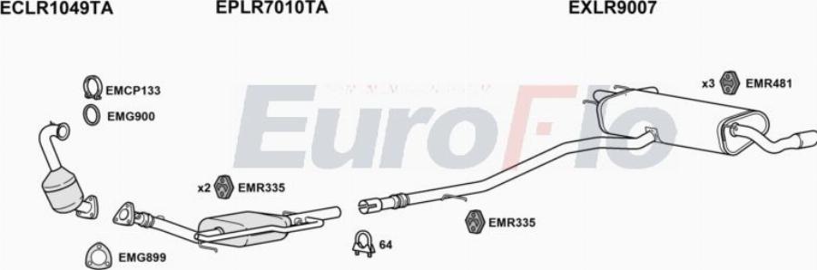 EuroFlo LRRANE20D 3018B - Impianto gas scarico autozon.pro