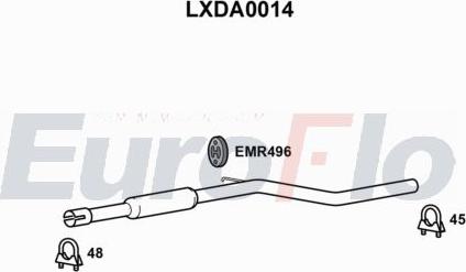 EuroFlo LXDA0014 - Tubo gas scarico autozon.pro