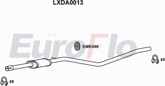 EuroFlo LXDA0013 - Silenziatore centrale autozon.pro