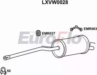 EuroFlo LXVW0028 - Silenziatore posteriore autozon.pro